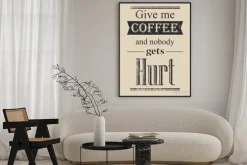 Plakat: Napis vintage o kawie