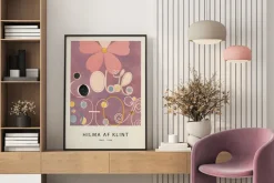 Plakat: Nowoczesna abstrakcja kwiaty hilma af klint