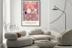 Plakat: Nowoczesna abstrakcja kwiaty hilma af klint