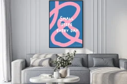 Plakat: Nowoczesna ilustracja z cytatem