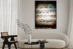 Plakat: Od musical grunge tekstury