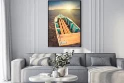 Plakat: Łodzie na river_3