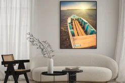 Plakat: Łodzie na river_3