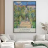 Plakat: Ogród artysty w vétheuil claude monet