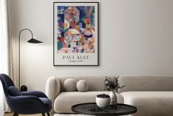 Plakat: Ogród burggarten reprodukcja paul klee