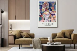 Plakat: Ogród burggarten reprodukcja paul klee