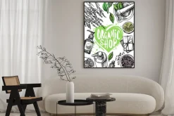 Plakat: Organic store cosmetics