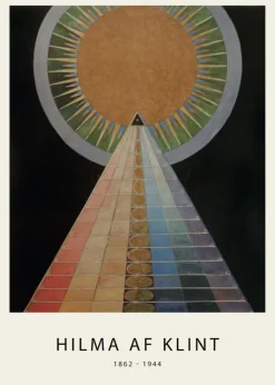 Plakat: Ołtarz hilma af klint mistyczna abstrakcja