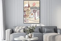 Plakat: Paris urban sketch