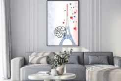 Plakat: Paryż wieża eiffla