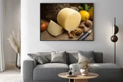 Plakat: Pecorino fresco, włoski ser twardy