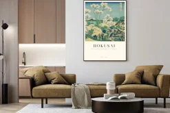 Plakat: Pejzaż reprodukcja hokusai wzgórze goten-yama