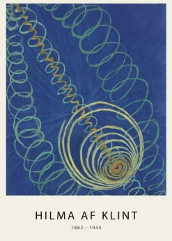 Plakat: Pierwotny chaos twórczość hilma af klint