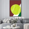 Plakat: Piłka tenisowa