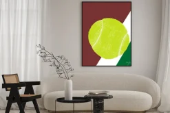 Plakat: Piłka tenisowa