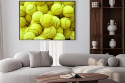 Plakat: Piłki tenisowe