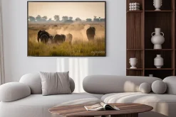 Plakat: Piękna przyrody w parku narodowym chobe, botswana