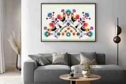 Plakat: Piękny wzór łowicki