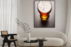 Plakat: Piwa lager na stole