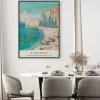 Plakat: Plaża i falaise damont reprodukcja claude monet