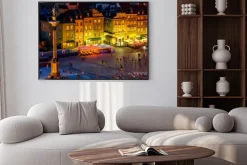 Plakat: Plac zamkowy w warszawie