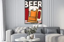 Plakat: Plakat retro piwo