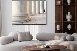 Plakat: Podstawa jońskimi kolumnami w jefferson memorial w waszyngtonie