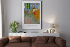 Plakat: Pokój van gogha w arles