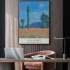 Plakat: Pole maków krajobraz claude monet