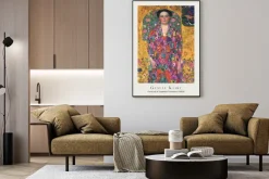 Plakat: Portret eugenii primavesi reprodukcja gustava klimta