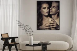 Plakat: Portret sensual młoda para