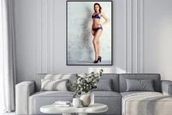 Plakat: Pozowanie w bieliźnie