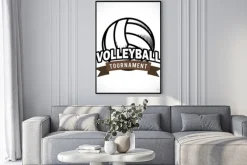 Plakat: Projekt siatkówka