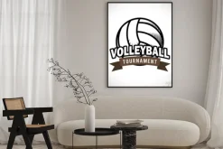 Plakat: Projekt siatkówka