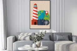 Plakat: Projektowanie ikon podróży