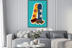 Plakat: Projektowanie sport zimowy