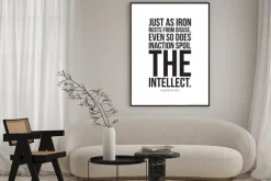 Plakat: Prosty klasyczny plakat motywacyjny dla biznesu