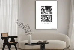 Plakat: Prosty klasyczny plakat motywacyjny dla biznesu