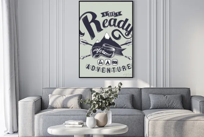 Plakat: Przygotuj się na przygodę