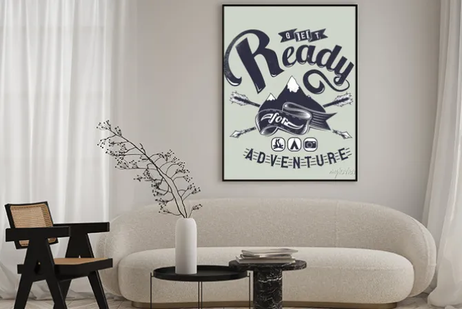 Plakat: Przygotuj się na przygodę