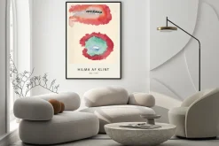 Plakat: Pszenica i bylica abstrakcja hilma af klint