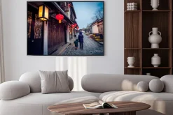 Plakat: Płyta aleja w zhouzhuang, chiny