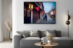 Plakat: Płyta aleja w zhouzhuang, chiny