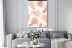 Plakat: Rafa koralowa szwu wzór