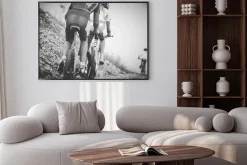 Plakat: Ragazzo ciclista gara di mountainbike