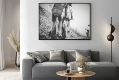 Plakat: Ragazzo ciclista gara di mountainbike