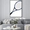 Plakat: Rakieta tenisowa