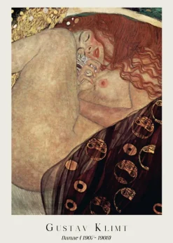 Plakat: Reprodukcja gustav klimt danae