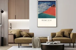 Plakat: Reprodukcja hokusai dobry wiatr czysty poranek