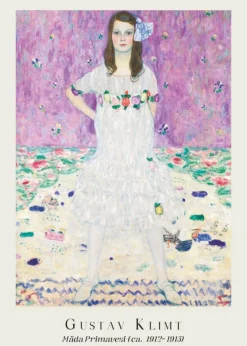 Plakat: Reprodukcja mäda primavesi sztuka gustava klimta